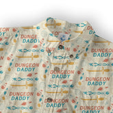 Dungeon Daddy Shirt, DnD Aloha Hawaiian Shirt, DnD Dad Hawaii Button Down Shirt - The Palmix